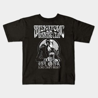 Lovecraft HPL IPA Beer - Miskatonic Drinking Club Kids T-Shirt